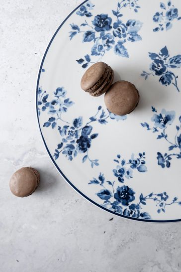 Blue cake stand sales