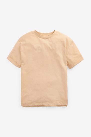 Neutral Cream Oversized T-Shirt (3-16yrs)