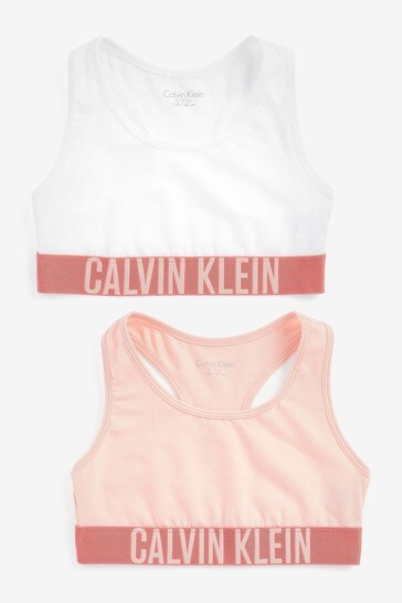 Calvin Klein Pink Intense Power Bralette 2 Pack