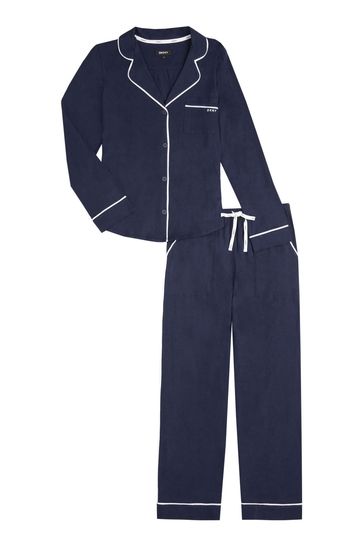 Dkny notch collar pj set deals