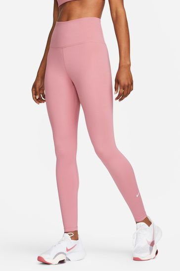 Buy Nike Pink Dri-FIT One High-Rise Leggings from Next Luxembourg