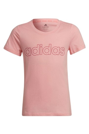 adidas Pink Junior Essentials T-Shirt