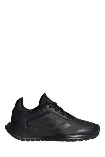 adidas Dark Black Kids Sportswear Tensaur Run Trainers