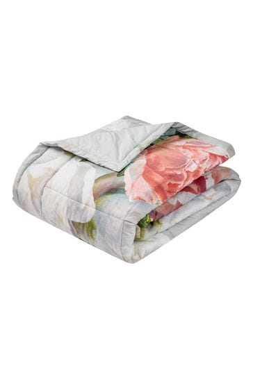 Designers Guild Grey Peonia Grande Throw