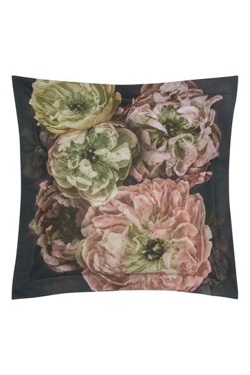 Designers Guild Blue Le Poeme de Fleurs Cushion