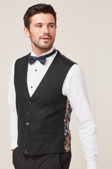 Next black waistcoat clearance