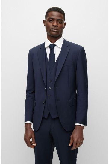 Boss blue blazer new arrivals