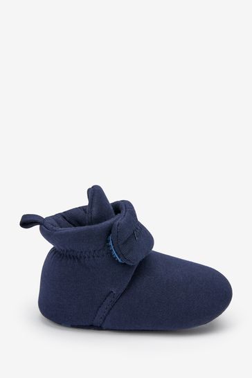 Navy Blue Cosy Baby Boots (0-2mths)