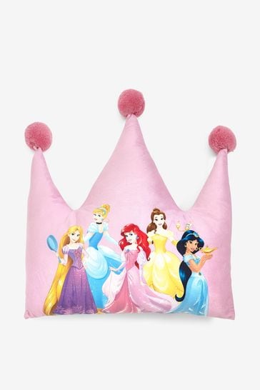 Pink Disney Princess Castle Cushion