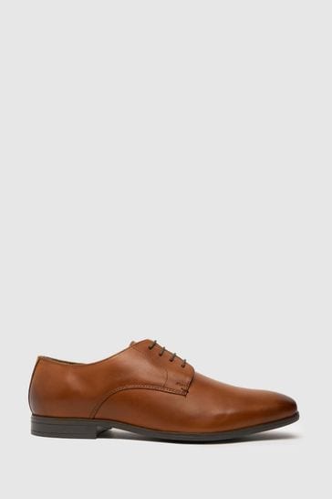 Schuh Ramon Tan Leather Derby Shoes