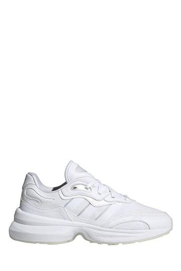 adidas Originals White Zentic Trainers