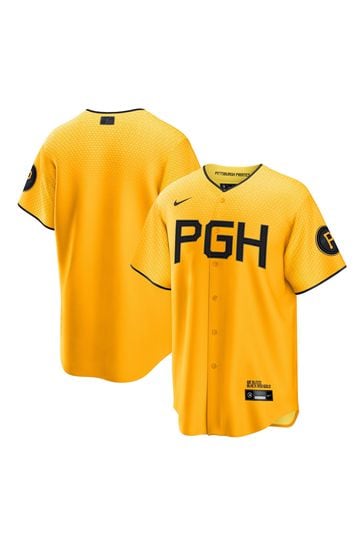 Buy Fanatics Yellow MLB Pittsburgh Pirates Official Replica City