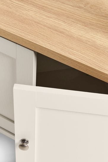 Cream corner ladder hot sale shelf