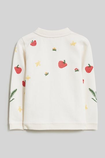 White stuff embroidered discount sweatshirt