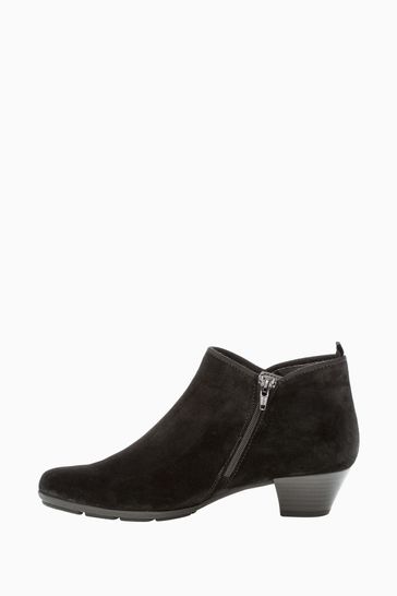 Buy Gabor Trudy Black Suede Ankle Boots from the Laura Ashley