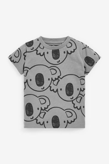 Grey Koala All-Over Printed T-Shirt (3mths-7yrs)