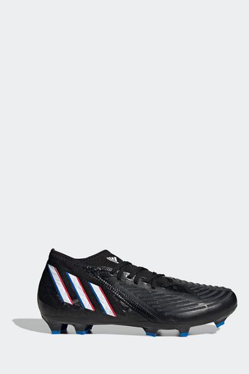 adidas Black Predator P2 Firm Ground Football Boots