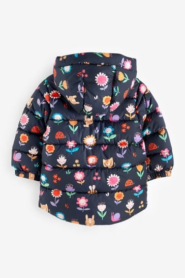 Character padded top coat infant girls