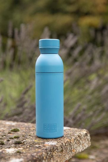 Botella de agua azul de 500 ml de Built