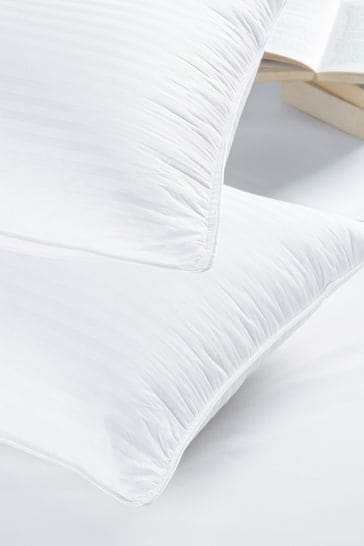 White Collection Luxe Goose Down & Feather Support Pillow