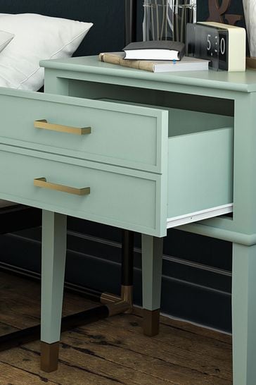 Westerleigh 1 top drawer nightstand black