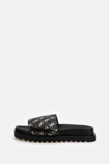 Next deals black slippers