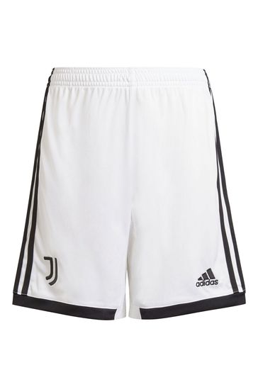 adidas White Juventus Home Shorts