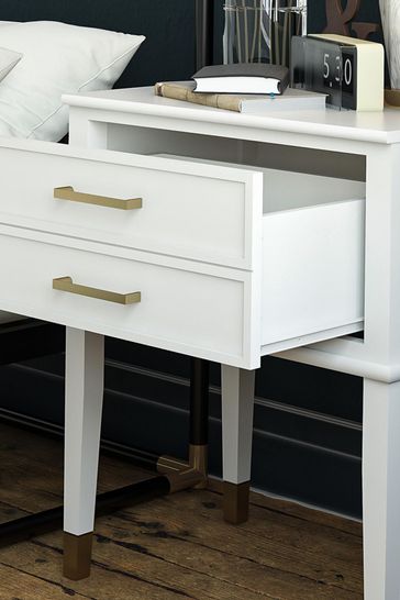 Westerleigh 1 top drawer nightstand white