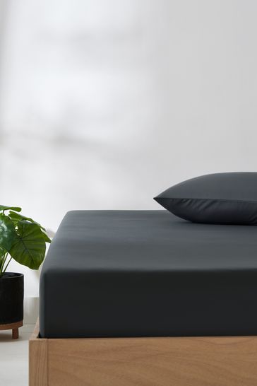 Charcoal Grey Simply Soft Deep Fitted Sheet