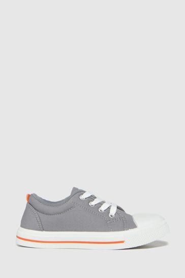 Schuh Grey Major Lace-Up Trainers