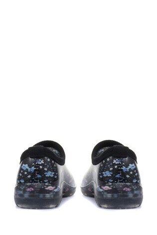 Pavers Ladies Navy Slip On Wellington Shoes