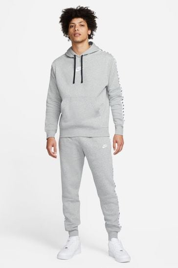 Nike Grey Sportswear Essential Hooded Tracksuit