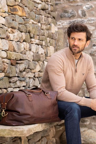 Lakeland Leather Brown Keswick Leather Holdall