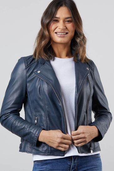Lakeland leather deals biker jacket