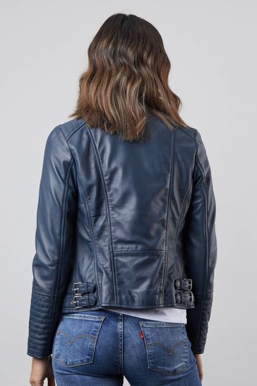 Lakeland leather deals biker jacket