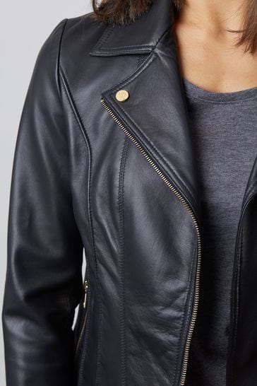 Lakeland Leather Kylee Classic Leather Biker Jacket
