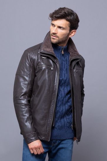 Lakeland leather jacket discount mens