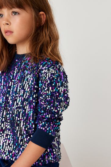 Silver sequin clearance sweatshirt