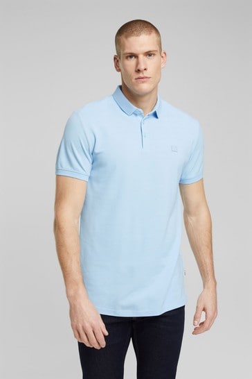 Esprit Sky Blue Organic Cotton Polo Shirt