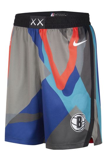 Fanatics NBA Brooklyn Nets City Edition Swingman Multi Shorts 23