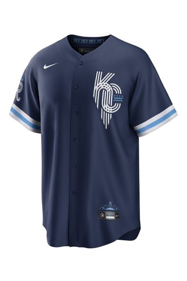 Fanatics Blue MLB Kansas City Royals Official Replica City Connect Jersey