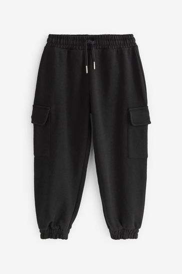 Black Joggers Cargo Utility Joggers 3 16yrs