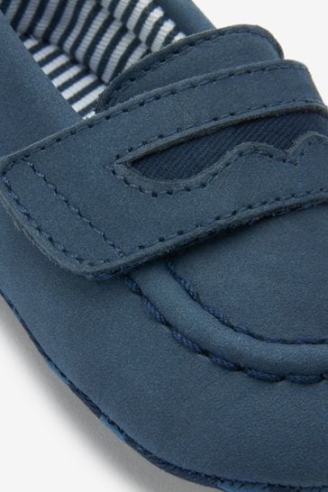 Buy Navy Blue Pram Moccasin Baby Shoes 0 24mths from Next Ireland