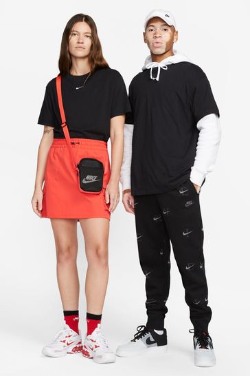 Buy Nike Black Mini Swoosh Oversized 100 Cotton T Shirt from Next Netherlands