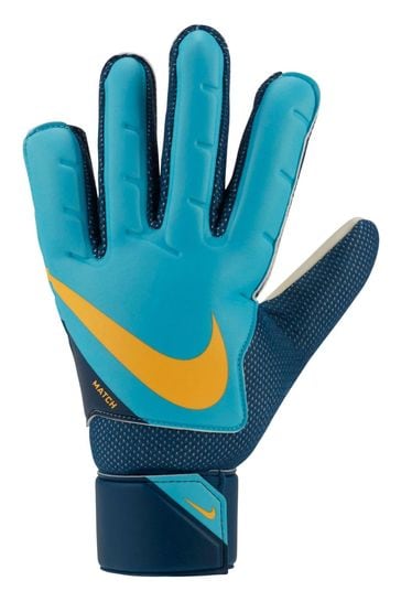Nike Blue/Orange Match Boys Goalkeeper Gloves