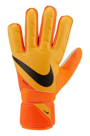Nike Orange/Black Match Boys Goalkeeper Gloves