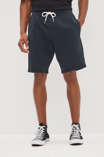 Buy Grey Navy Blue 2 Pack Soft Fabric Jersey Shorts from Next