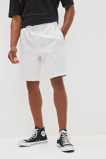 Buy Grey Navy Blue 2 Pack Soft Fabric Jersey Shorts from Next