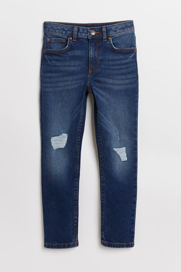 River Island Blue Straight Jeans