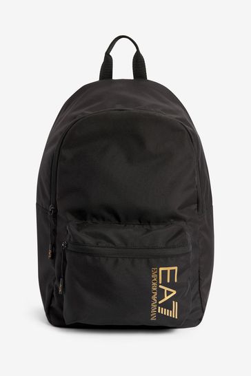 Emporio Armani EA7 Black Backpack